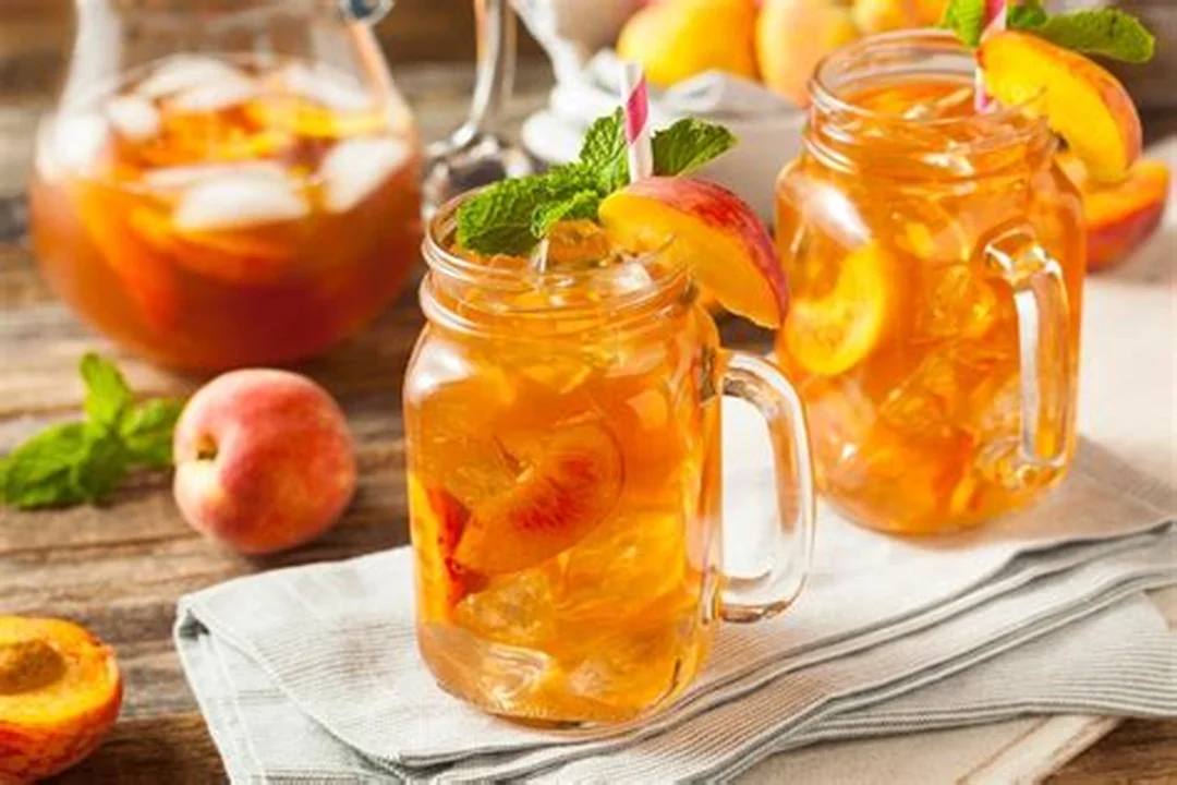 Trà đào cam sả (Peach Orange Lemongrass Tea)